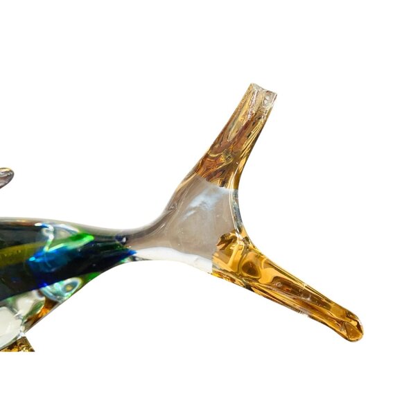 Murano Blown Glass Dolphin Made in Italy Venezia Glass Art See description - Picture 3 of 10